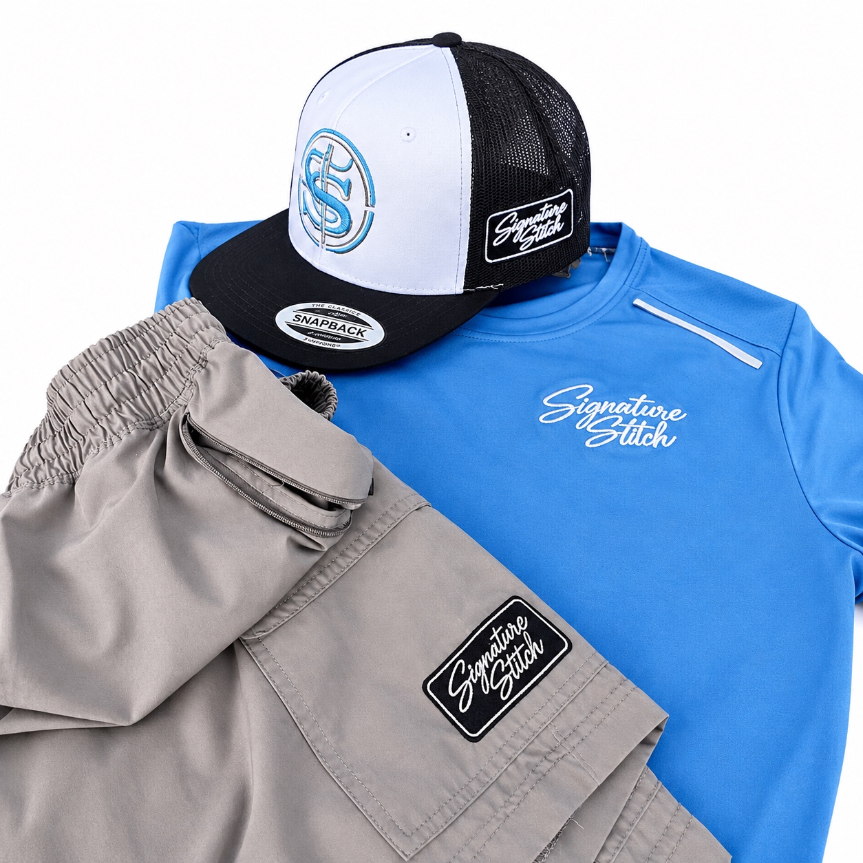 Signature Stitch custom embroidered apparel and cap